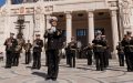 Перед гостями Музейно-храмового комплекса «Новый Херсонес» выступил  военный оркестр Черноморского флота